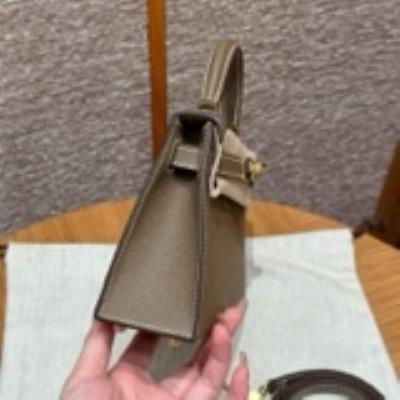 wholesale quality hermes mini kelly 2 epsom 18 etoupe ghw